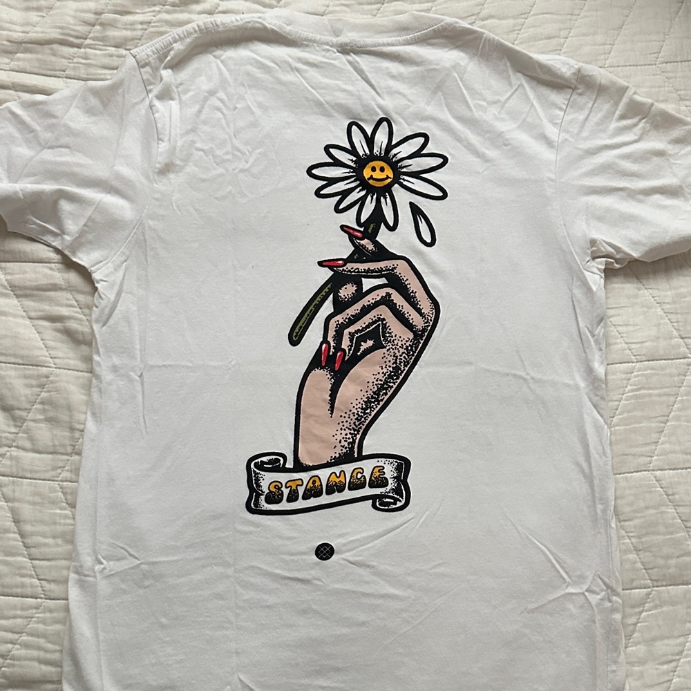 Stance White Tee with Bold Graphic - Picture 2 of 3